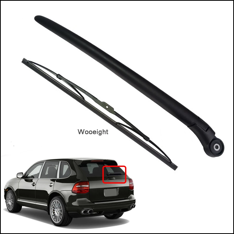 

Wooeight Rear Windscreen Wiper Arm Blade Kit Set fit for Porsche Cayenne 2003 2004 2005 2006 2007 2008 2009 2010 R340-770