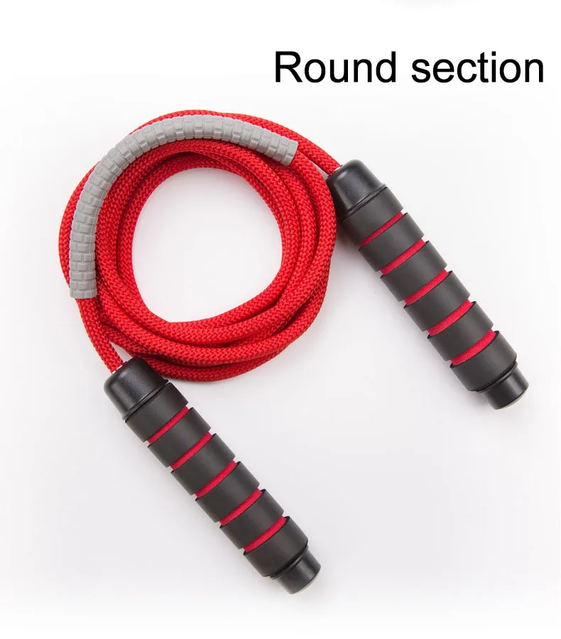 ПП Одноподшипниковый подшипник гладкая поверхность канавка хлопок Скакалка упражнения фитнес легко носить с собой яркий скакалка