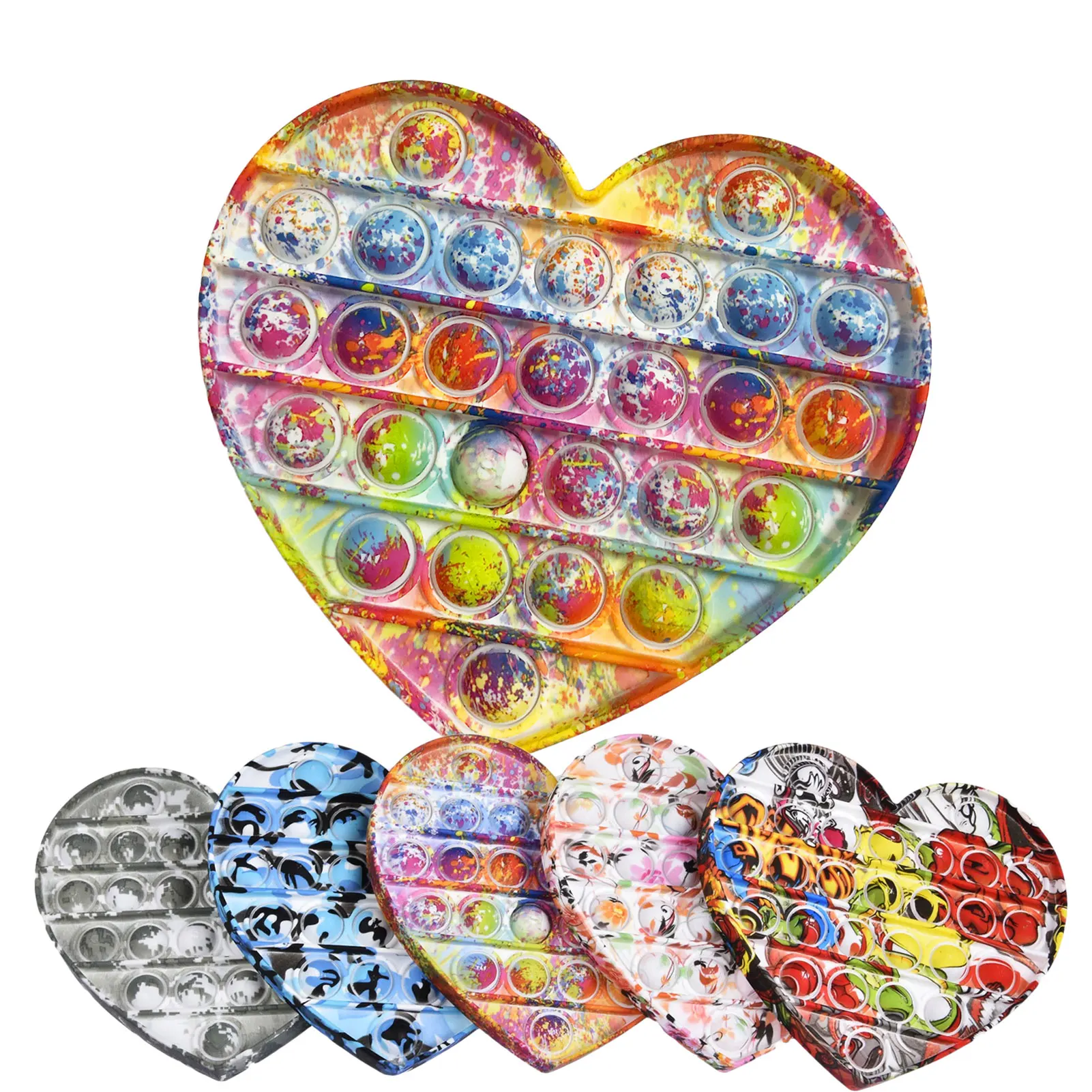 Fidget juguetes antiestrés juguetes para adultos y niños empuje de Fidget juguete sensorial Jouet Pour Autiste Anti-estrés punk de estrés