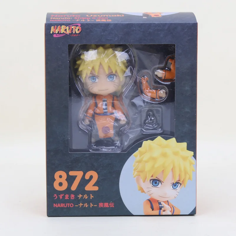 Nendoroid Наруто шиппуден Какаши 724 Jiraiya 886 Uzumaki Наруто 682 Uchiha Sasuke 707 Hyuuga Hinata 879 фигурка игрушка кукла - Цвет: B with colorful box