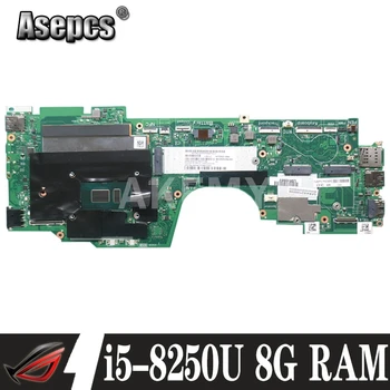 شراءلينوفو ثينك باد اليوغا X380 اللوحة الأم لأجهزة الكمبيوتر المحمول 02DA004 مع وحدة المعالجة المركزية I5-8250U 8G RAM DDR3 DTZS1 LA-F421P X380 اليوغا اللوحة الأم