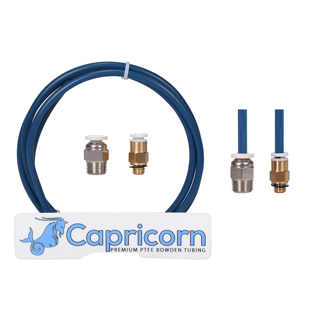 Козерога Bowden PTFE трубки серии XS + быстрый монтаж прямой Пневматический фитинг для