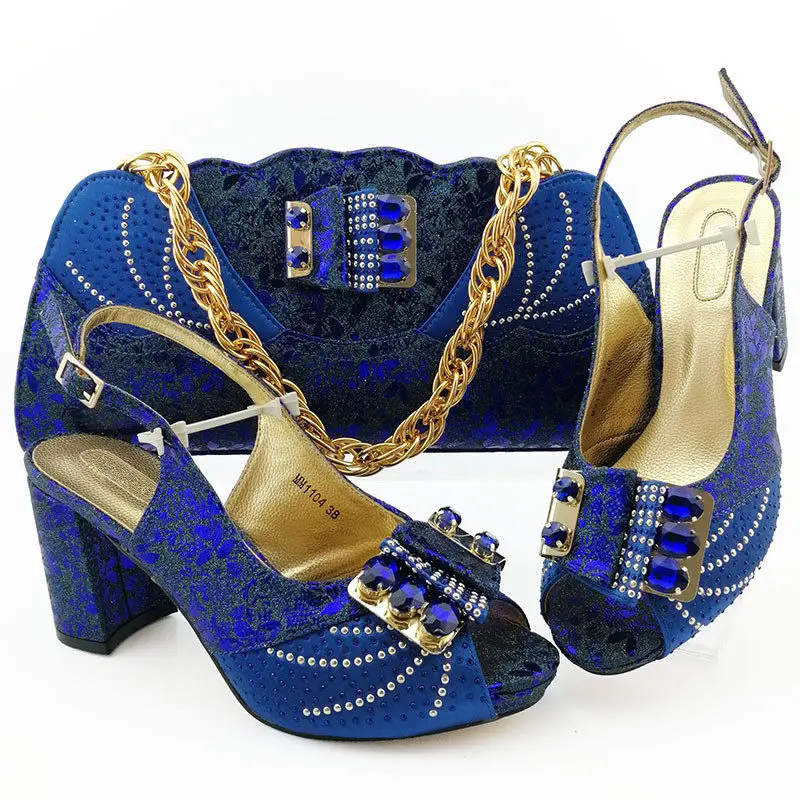 Новое поступление; итальянская роскошная женская обувь и сумка в комплекте; туфли-лодочки в африканском стиле Вечерние туфли на каблуке 8,5 см и сумочка; размеры 38-43