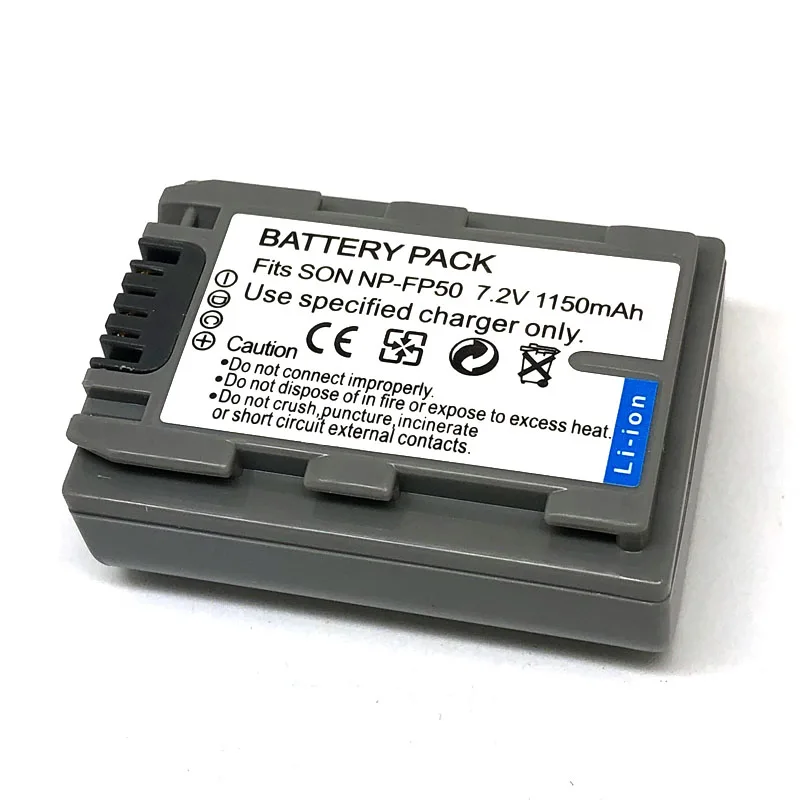 Carregador de Bateria para Sony Fp51 Sr30 Sx40 Fp50 Sx40r Sx41 Hdr Cx105 Cx190 Hc30 40 43e 65 85 94e 96 Np-fp50 Npfp50 np Dcr Fp30 - Image 2