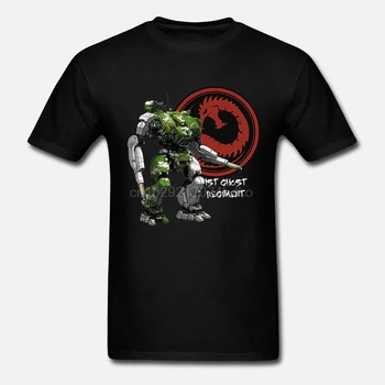 

Men tshirt Battletech 1st Ghost Regiment T Shirt women T-Shirt tees top(2)
