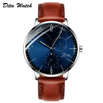 

Mens Watch Top Luxury Brand Quartz Watch Men Sports Stainless Steel Watch Date Week Waterproof Business Wristwatch New 2019 DITA