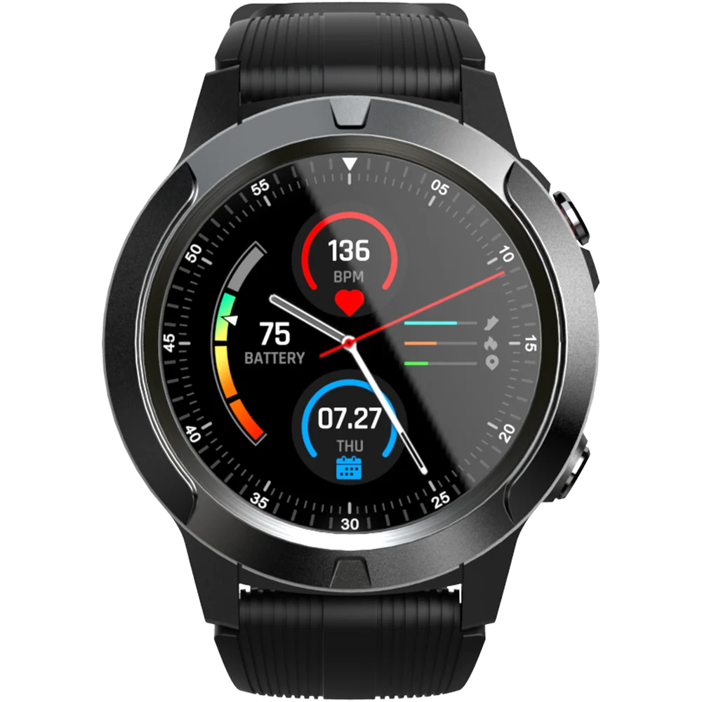 

LOKMAT TK04 Smart Watch 1.3inch Screen BT3.0 4.0 Life Waterproof Pedometer Heart Rate Alarm Remote Camera GPS Sports Smartwatch