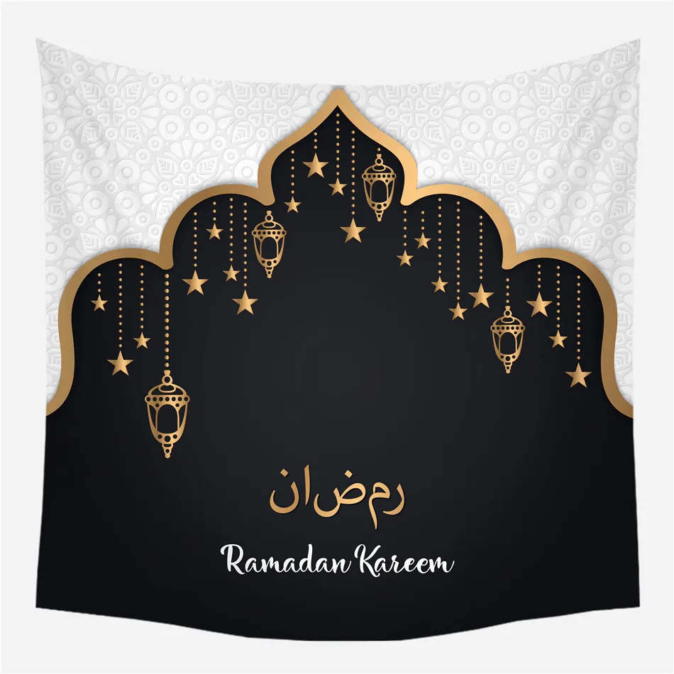 Настенный Гобелен Fuwatacchi Ramadan, символ Луны, одеяло, полотенце для пляжа путешествий, этническое украшение для дома, гобелены, Новинка