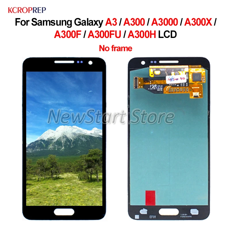 Для Samsung Galaxy A3 A300 A3000 A300X A300F A300FU A300H ЖК дисплей с сенсорным экраном дигитайзер