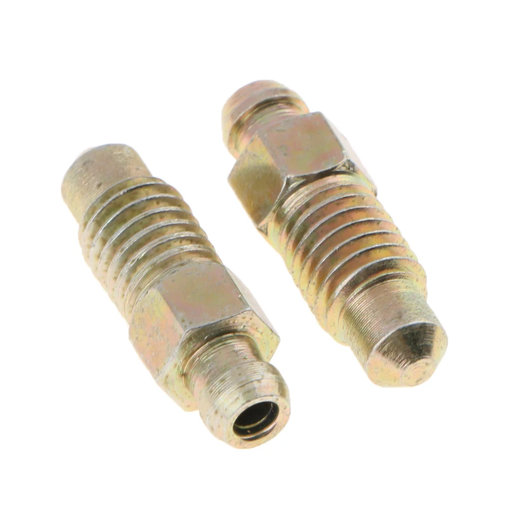 Brake Bleeder Screw Caps 10 x M8 X 1.25mm Motorcycle Car Brake Bleeder Nipple Caliper Bleed Screws
