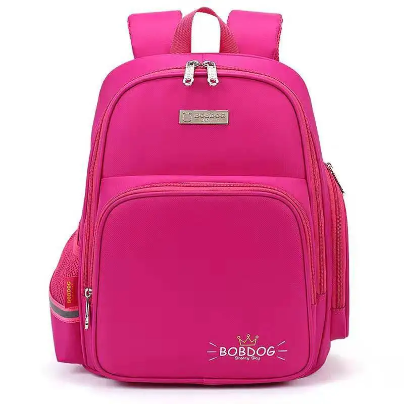 

Bobdog CHILDREN'S School Bags Young STUDENT'S Men And Women 1-3-6 Age Burden Relieving Shoulder Backpack 6-12-Year-Old