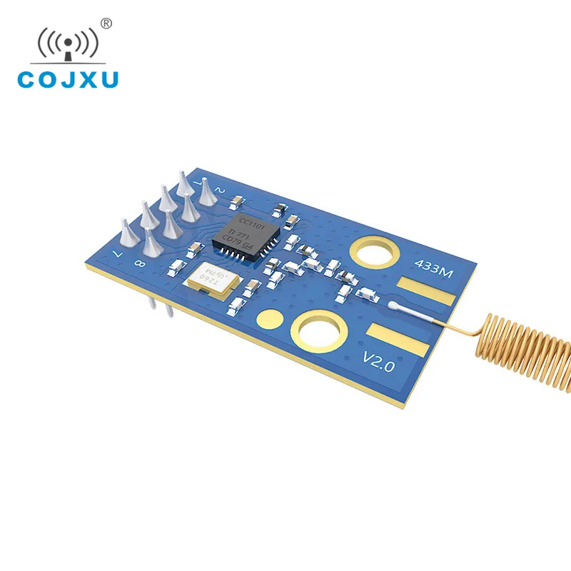 CC1101 10 мВт 433 МГц 500 м SPI SMD беспроводной радиочастотный передатчик и приемник