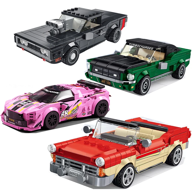 Details about   Car Vehicle Classic Speed Bricks Racing Blocks Toys Creator Building Champions