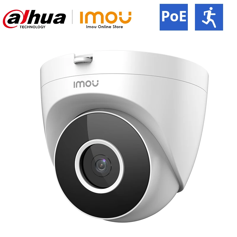 Dahua Dome PoE IP камера 1080P H.265 Eyeball ночное видение человека и обнаружение движения в помещении охранное