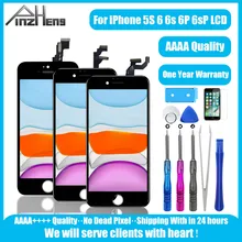 ЖК-дисплей PINZHENG AAAA для iPhone 5S 6 6S Plus, ЖК-дисплей в сборе, дигитайзер Pantalla с 3D сенсорной заменой, ЖК-дисплей s