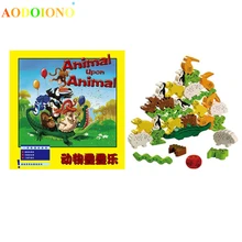 Животные на доске игра-головоломка игрушка деревянный стол настольная игра для семьи друзей детей раннего образования головоломки игрушки