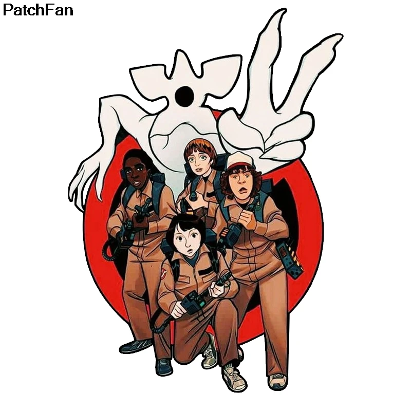 20 шт./лот Patchfan stranger thing Сделай Сам термопресс стикер Утюг на нашивках ручной работы Лоскутная на одежде рубашка термопередача A2536