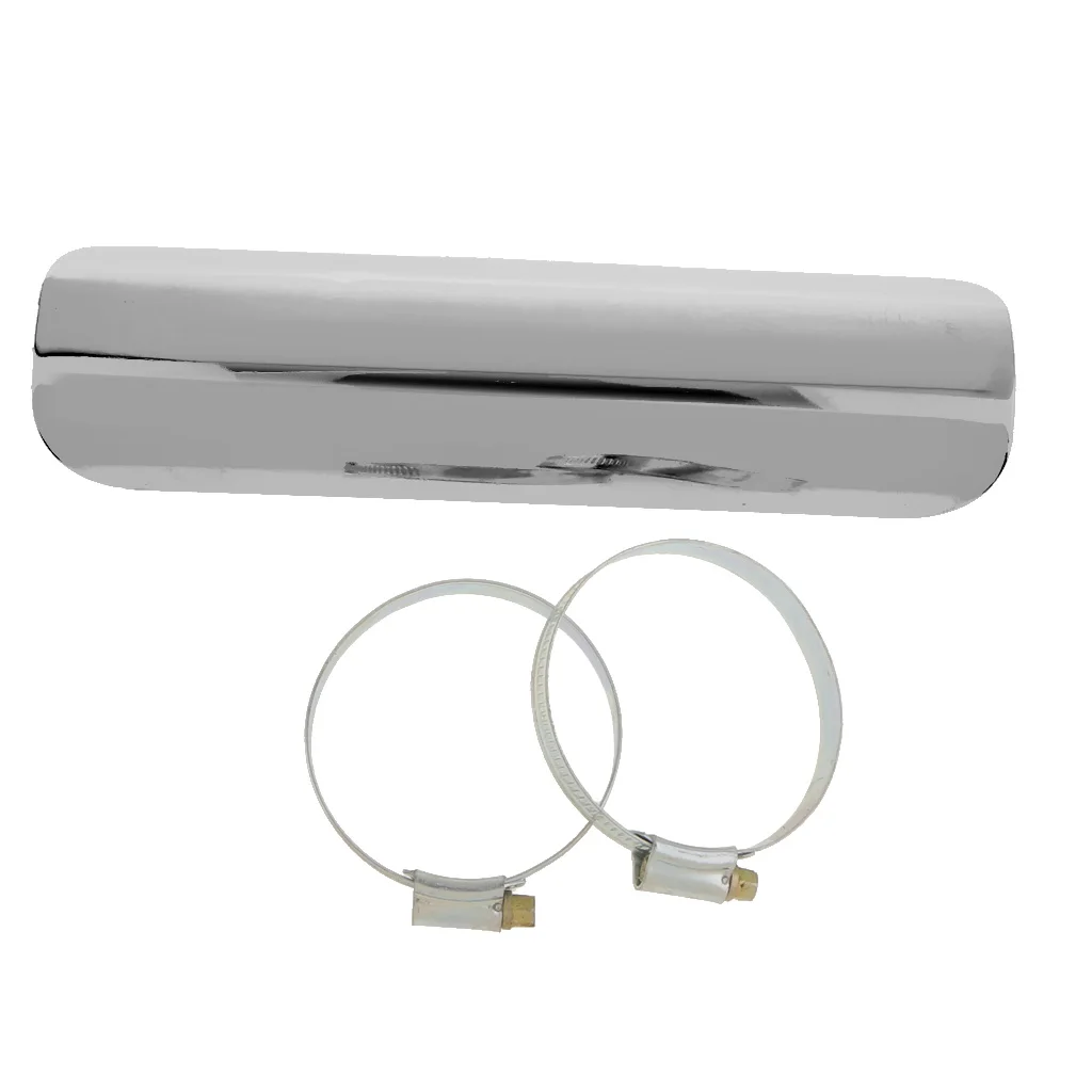 Motorcycle Exhaust Muffler Pipe Heat Shield Cover for Harley -Universal Heat Shield Assembly, Stainless Steel - Heavy Duty