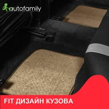 Напольный коврик для FORD Escape, 2007-> водонепроницаемый противоскользящий коврик, 3 шт Коврики в салон.(полиурет, бежевый