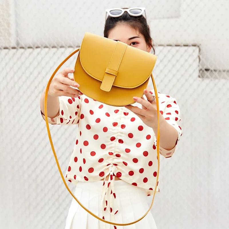 Летняя новая стильная модная однотонная сумка через плечо в Корейском стиле, Женская многофункциональная сумка, импортные товары