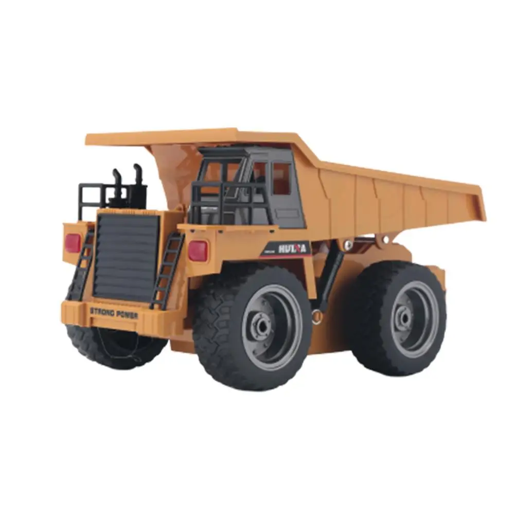 Kuulee RC инженерный автомобиль игрушки 1540 шесть каналов 1/18 RC металлический самосвал зарядка RC модель автомобиля игрушка - Цвет: as shown