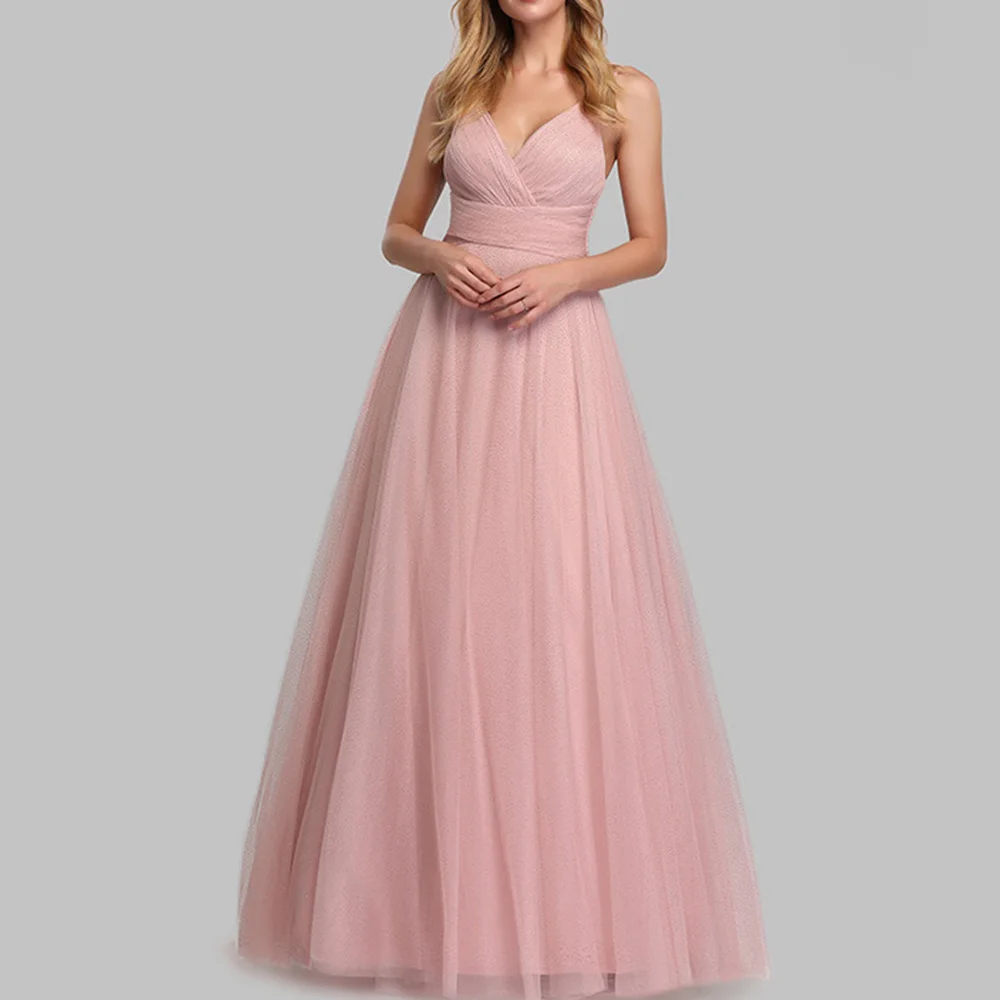 pink summer dress for wedding