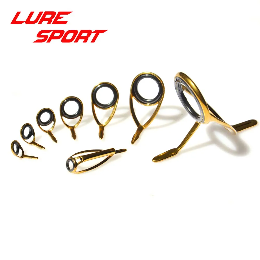 LureSport KT KL KW руководство MN Топ 8 шт. направляющий Набор Золотая стальная рама sic