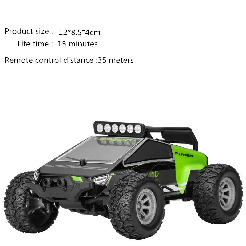 Voiture RC 2.4GHz Camion Vert/Orange/Blanc/Noir - 11.99€