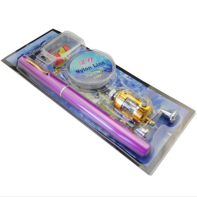 Hot sale 1M portable mini pen fishing rod and reel kit