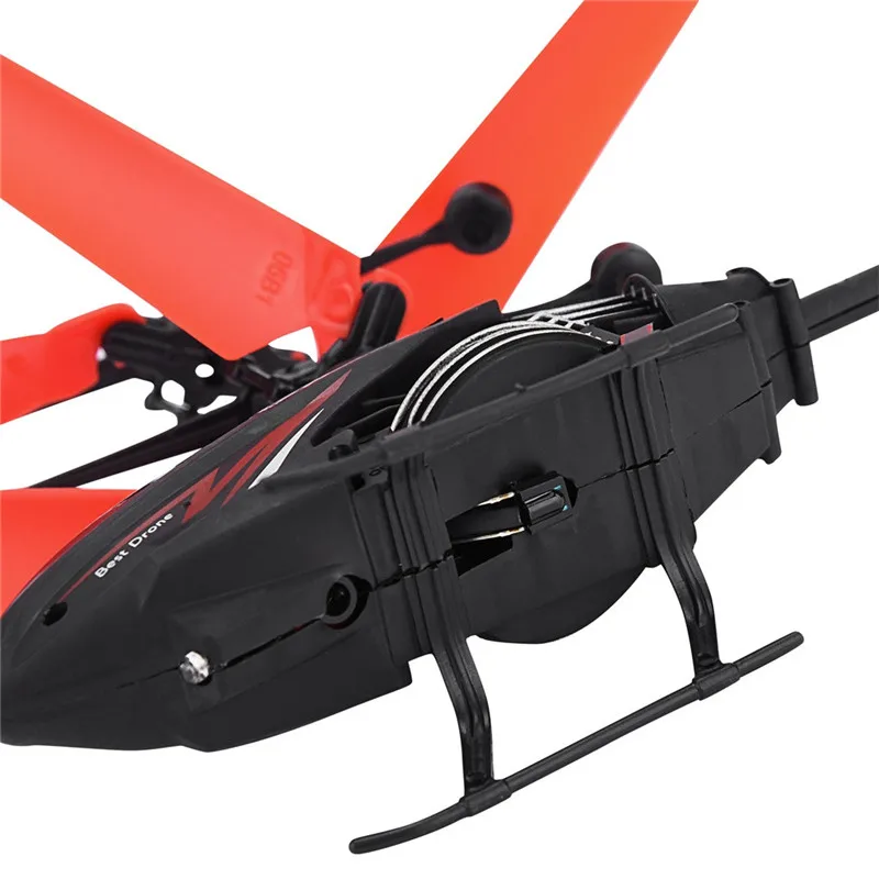 Mini RC Infraed Induction Helicopter Aircraft Flashing Light Toys mini drone Christmas Gift #4D20 (11)