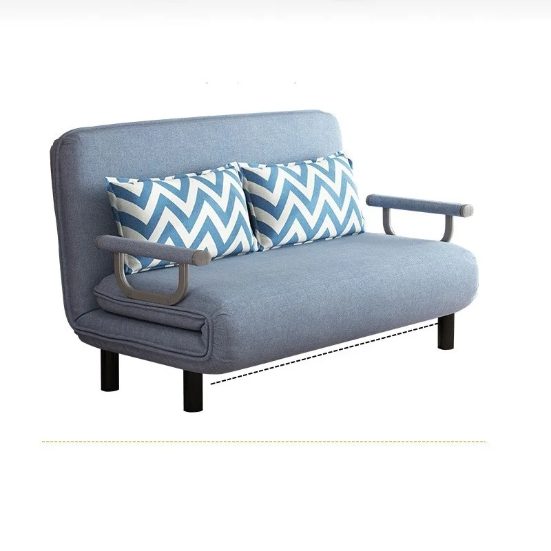 Convertible Sofa Bed Armchair Sleeper Leisure Recliner Fabric Breathable Lazy Sofas Living Room Lounge Single Chair