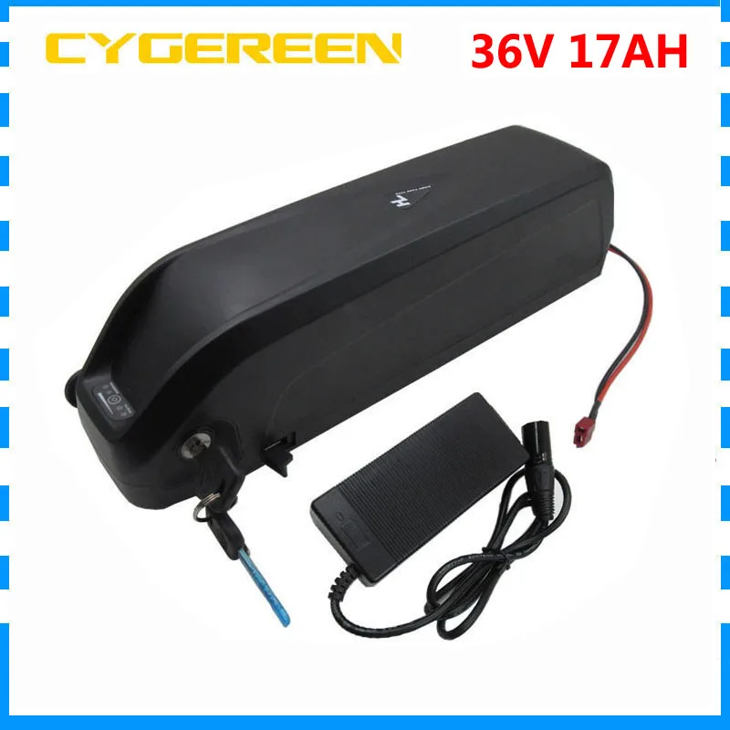 Аккумулятор Hailong 500 Вт 36 В 17 А · ч с USB портом NCR18650B 3400 мА 15 BMS|Батарея для