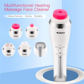 

5 In 1 Electric Facial Cleansing Brush Roller Massager with Heating Function Deep Cleaning Makeup Blackhead Remover Face Brush48