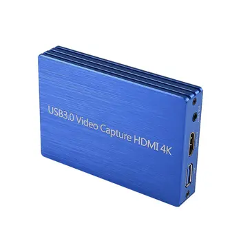 

HDMI Video Capture Device Video Game Recorder USB 3.0 4k Sound Card Decoder Hifi Amp 24bit Lossless Decoding Grabber
