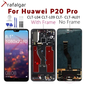 

For Huawei P20 Pro LCD Display Touch Screen Digitizer Assembly With Frame CLT-L09 L29 For Huawei P20 Pro LCD Screen Replacement
