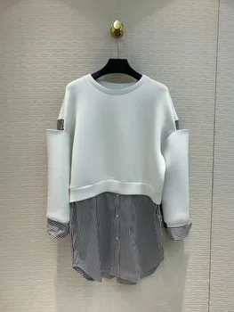 

Bt16619 Beautiful Matter Chronicles 2020 Good Morning! Suit-dress Split Joint Shirt False Two Paper Space A Cotton-padded