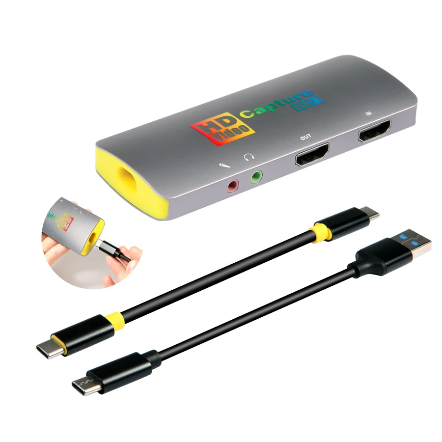 Mirabox 4k Capture Card Usb3 1 Type C Video Capture Card 4k 60fps Hd Audio Video Capture Device For Ps4 Switch Obs Youtube Video Tv Tuner Cards Aliexpress