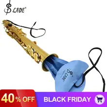 SLADE высокая абсорбент Saxphone чистящая ткань для кларнета пикколо-флейта Sax внутри трубки духовой инструмент Запчасти и аксессуары