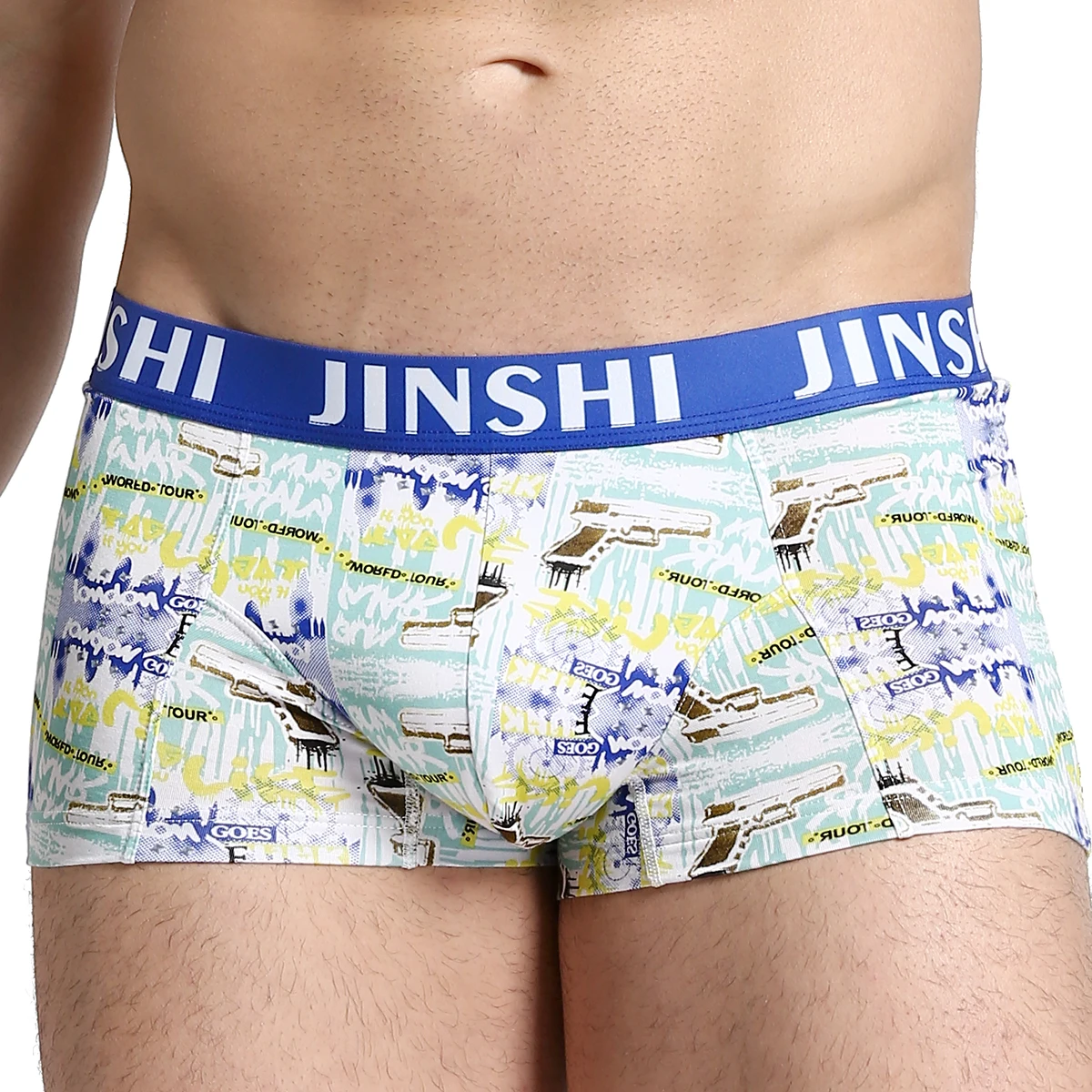 Men Boxershort Fashion Print Short Boxers Briefs New 2021 Summer Mens Soft Breathable Underwear Bamboo Male Boxer