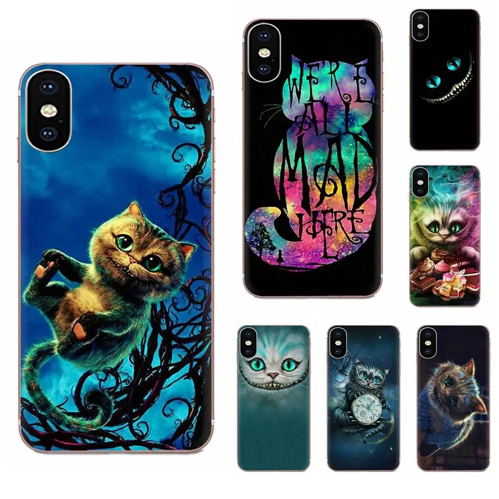 Alice In Wonderland Cheshire Cat For Galaxy A10 A10S A20 A20S A20E A30 A30S A40 A40S A50 A50S S8 S9 S10 S20 Plus | Мобильные