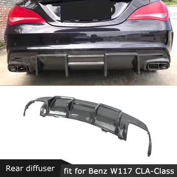 

For W117 Carbon Fiber Rear Lip Diffuser Spoiler For Benz W117 CLA200 CLA250 CLA260 CLA45 2013-2019 Back Bumper Guard