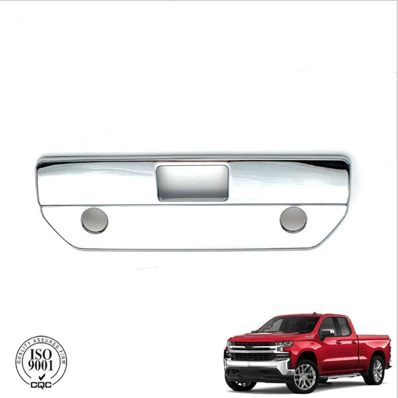 ABS Хромированная задняя дверь хвост ворота багажник ручка Крышка для Chevrolet Silverado 1500 аксессуары