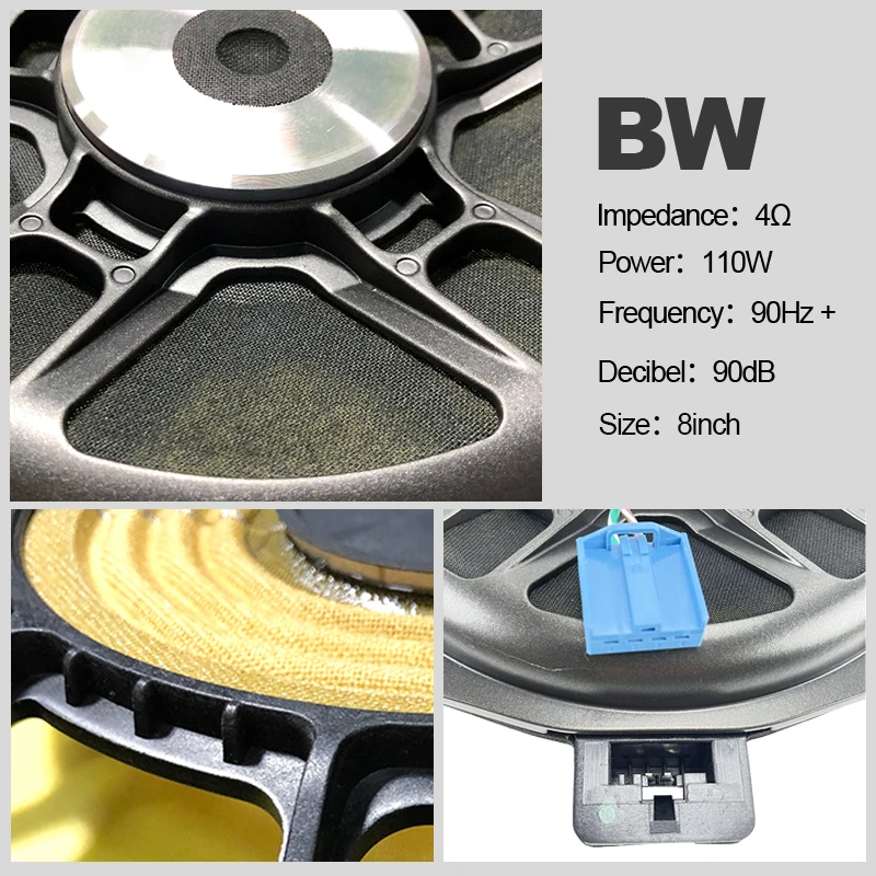 자동차 앞뒤 도어 글로우 트위터, 야광 조명 트림, 서브우퍼 오디오 스피커, 혼 LED 커버, BMW X5 G05 X7용