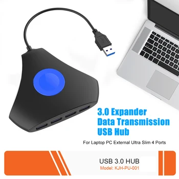 

USB Hub 3.0 External Adapter Splitter 4 Ports USB Hub For Laptop PC Portable Ultra Slim