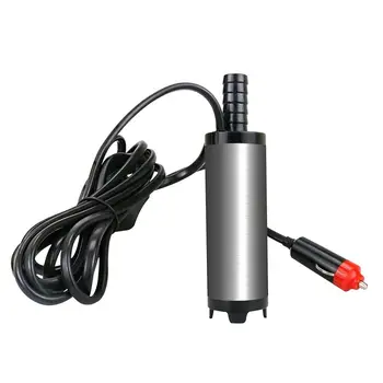 

2 Type 12V Electric Car Submersible Pump Fuel Water Oil Barrel Car Pump Charger Portable Multi-Purpose Oil Transfer Pump