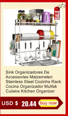 De Sink Accessories Cosina Almacenamiento Dish Drainer Stainless Steel Cocina Mutfak Rack Cozinha Cuisine Kitchen Organizer