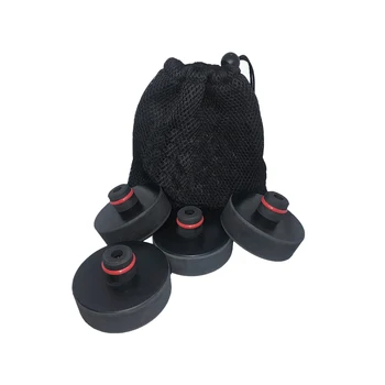 

4Pcs Auto Black Rubber Jack Lift Point Pad Adapter For Tesla Model 3/S/X Jack Pad Tool Chassis Jack Car Styling Accessories