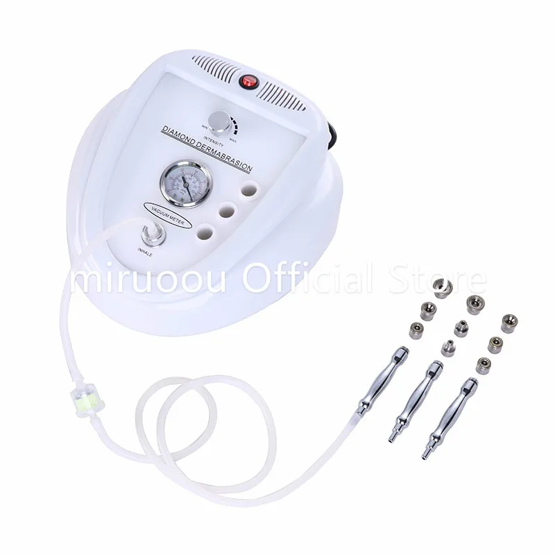  portable vacuum suction blackhead removal dermic diamond tip peel microdermabrasion machine for sal