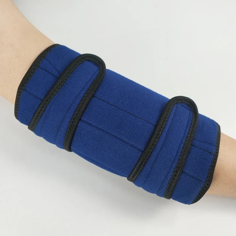 Adjustable Arm Splint Brace Elbow Joint Recovery Support With 2 Fixed Steel Plates Protect Band Belt Strap  Sports Arm Protector