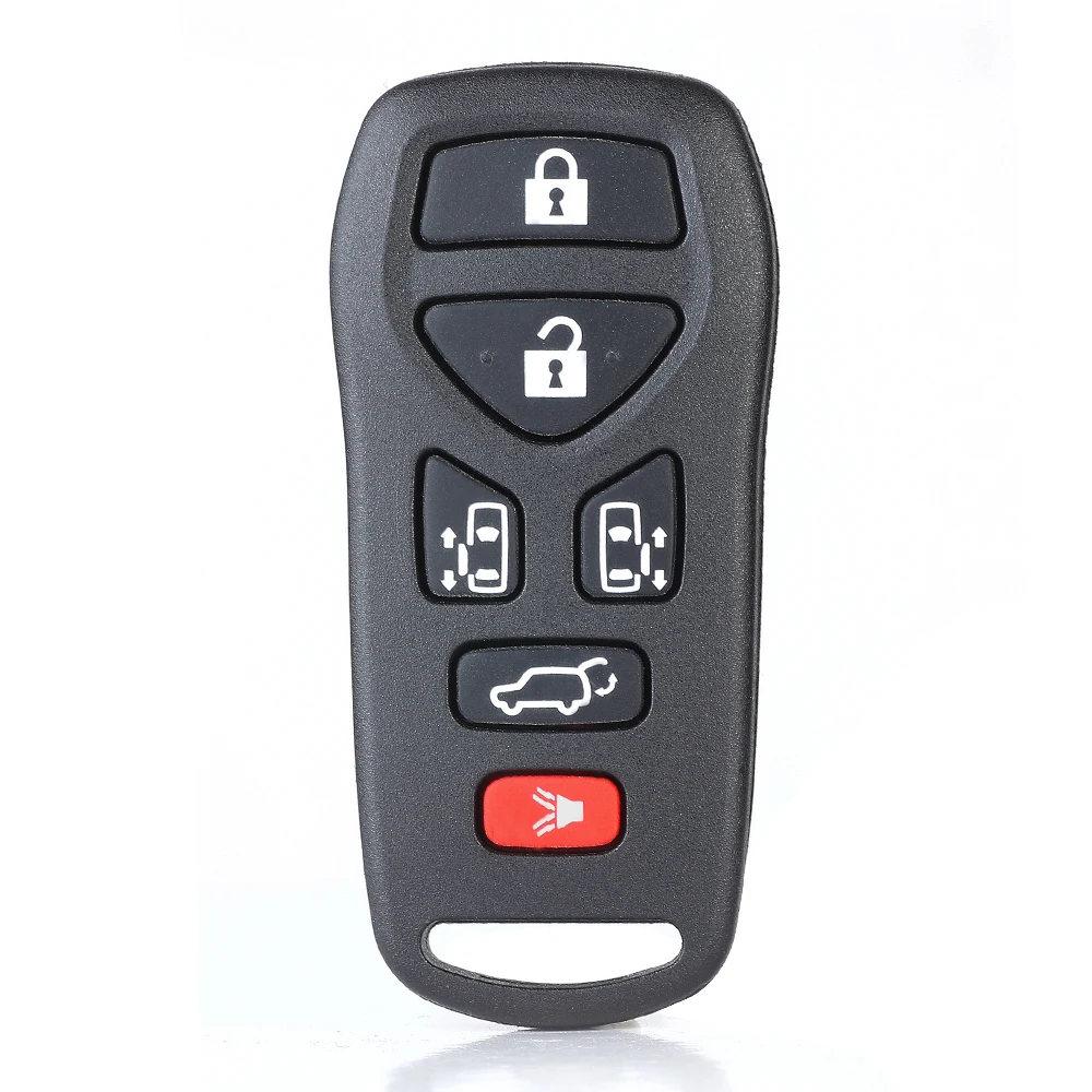 Keyecu 6 кнопки дистанционный ключ-брелок от машины для Nissan Quest 2004 2005 2006 2007 2008 2009, FCC, аддитивного цветового пространства(ID: KBRASTU51